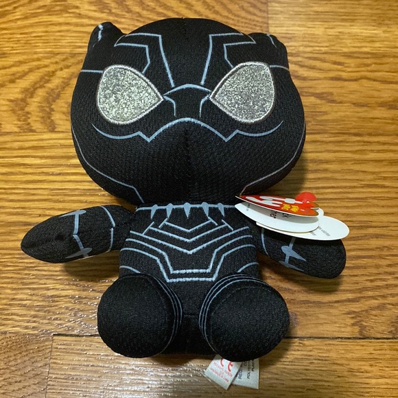Ty | Toys | Ty Beanie Baby Marvel Black Panther | Poshmark